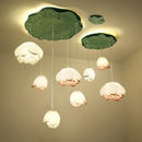 GobekUsa Lotus Glass Pendant Lamp: Elegant Pink Lotus Lighting for Home Decor