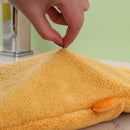 GobekUsa Cartoon Animal Hand Towel: Soft & Absorbent Kitchen Cloth for Children