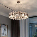 GobekUsa Crystal Chandelier: Postmodern Luxury Pendant for Living Room, Bedroom, and Restaurant