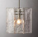 GobekUsa Glass Lattice Pendant Lights: Stylish LED Chandeliers for Home Decor