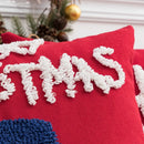 GobekUsa Cartoon Christmas Pillow Covers: Festive Decor for Sofa - Embroidered Design
