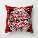 GobekUsa Christmas Cushion Cover 45x45cm Xmas Pillowcase for Sofa - Happy New Year 2023
