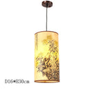 GobekUsa Antique Wood Pendant Lights for Dining Room, LED Living Room Decor Lighting Fixtures