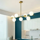 GobekUsa Bean Glass Chandelier: Modern Magic Lighting for Kitchen Living Room Bedroom
