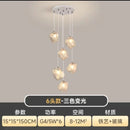 GobekUsa Cube Chandelier Pendant Lights for Restaurant Loft Stairwell Bedroom Art Décor