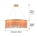 GobekUsa LED Tassel Chandeliers | Waterfall Hanging Pendant Light | Modern Art Decor Lighting