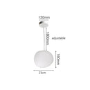 GobekUsa Gregg Pendant Lamp: White Bubble Glass Italian Design for Home, Kitchen, Restaurant