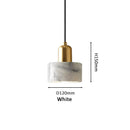 GobekUsa Green Marble Pendant Light: Luxury Hanging Lamp for Dining Room, Bedside, Hotel.