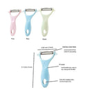 GobekUsa Ceramic Kitchen Peeler Fruit Grater Slicer Cutter Gadget Kitchenware