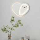GobekUsa Love Shaped Clock Wall Lamp Sconce Dimmable Indoor Bedroom Lighting