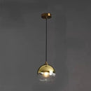 GobekUsa Glass Ball Pendant Lights: Modern Kitchen Dining Room Ceiling Lamp