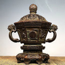 GobekUsa Bronze Sacred Beasts Incense Burner Set
