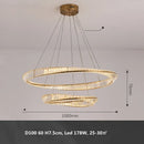 GobekUsa Gold Metal LED Dimmable Ceiling Light with K9 Crystals