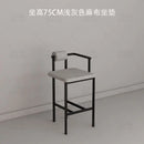 GobekUsa Industrial Style Bar Chair: High Stool for Home & Front Desk, Nordic Design