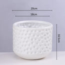 GobekUsa Gold Ceramic Flower Pot Succulent Vase Terrarium Plant Pots for Home Balcony Decor