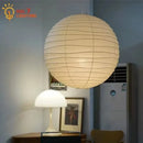 GobekUsa Japanese Wabi Sabi Pendant Light LED E27 Noguchi Akari Rice Paper Ceiling Hanging