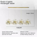 GobekUsa Gold LED Ceiling Pendant Light Fixture for Home Decoration and Modern Living