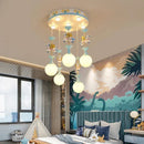 GobekUsa Creative Unicorn LED Pendant Ceiling Light for Children's Room