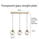 GobekUsa Glass Pendant Lights: Modern LED Hanging Lamp for Home Lighting Fixtures