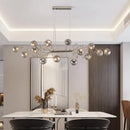 GobekUsa LED Glass Pendant Chandelier for Living Room Dining Bedroom Cafe