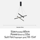 GobekUsa LED Chandelier: Modern Luster Lighting for Stair Hall Bedroom Room Duplex Building