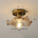 GobekUsa Glass LED Ceiling Lamp Modern Copper Socket Ceiling Lights