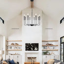 GobekUsa Iron Chandelier for American Rural Style Living Room Kitchen Dining Bedroom