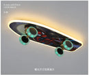 GobekUsa Kids Skateboard LED Ceiling Light for Modern Children's Rooms
