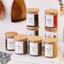 GobekUsa Glass Food Storage Jar with Lid for Kitchen Organization