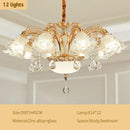 GobekUsa Crystal Ceiling Chandelier for Modern Luxury Living Room & Hotel Lobby