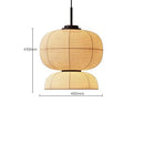 GobekUsa Japanese Wabi Sabi Fabric Pendant Light: Traditional and Creative Lighting for Dining Room