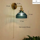 GobekUsa Glass Shade LED Wall Lamp Switched Nordic Light for Luxury Living Room
