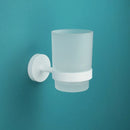 GobekUsa Bathroom Accessory Set: Towel Rack, Toilet Brush, Paper Holder, Toothbrush Holder, Soap Tray