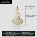GobekUsa Crystal Duplex Decorative Luxury Lighting for Hotel Lobbies and Living Rooms