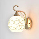 GobekUsa Crystal Wall Sconce - Elegant Bedroom Wall Light for Home Lighting