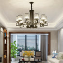 GobekUsa Crystal Chandelier: Modern Luxury Main Light for Livingroom, Hall, and Restaurant