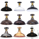 GobekUsa Industrial Iron Ceiling Light Shade for Home Bar Cafe Shop Lighting