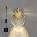 GobekUsa Crystal Wall Lamp LED Modern Glass Gold Luxury Lighting