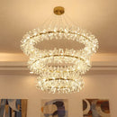 GobekUsa Crystal LED Chandelier for Home Decor – Modern Hanging Lamp
