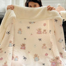GobekUsa Cozy Fleece Blanket | Multi-Use Office & Home Shawl | Soft & Warm Blanket