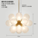 GobekUsa Glass Bubble Hanging Lamps Chandelier Modern Room Decor Ceiling Pendant Light