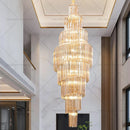 GobekUsa Crystal Chandelier for Penthouse Villa Living Room - Modern Light Luxury Design