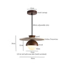 GobekUsa Black Travertine LED Hanging Pendant Light - Nordic Modern Home Decor
