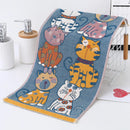 GobekUsa Kawaii Cartoon Cats Gauze Cotton Hand Towel - Set of 3