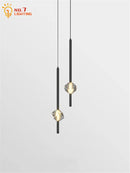 GobekUsa Crystal Bedroom Pendant Lights LED Modern Minimalist Indoor Lighting
