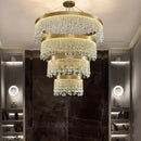 GobekUsa Crystal LED Ceiling Chandeliers for Luxury Home Decor