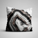 GobekUsa Gray Marble Black Agate Pillow Case for Home Sofa Chair Decor