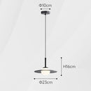 GobekUsa Glass Pendant Lamp for Bedside with Copper Accents