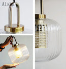GobekUsa Clear Glass Pendant Lamp: Modern Designer Lighting for Bar, Restaurant, Bedroom, Aisle & more