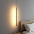 GobekUsa LED Line Chandelier: Nordic Creative Lighting for Living Room & Bedroom